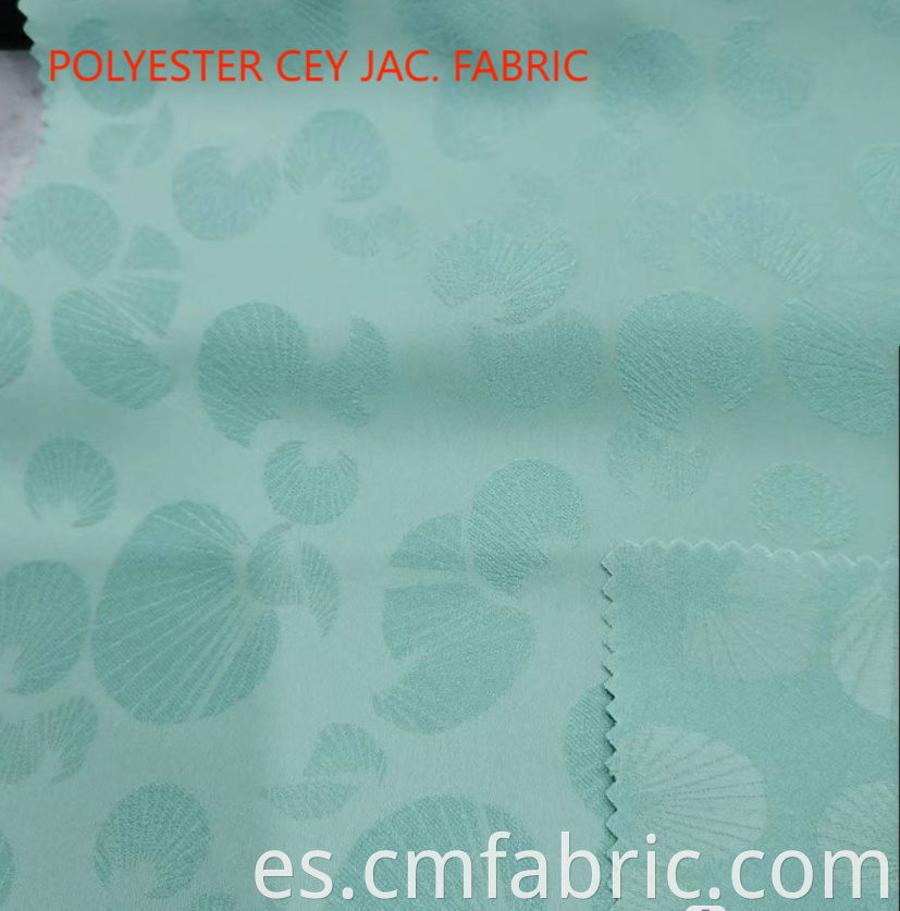Polyester CEY Jacqaurd 4 way spandex